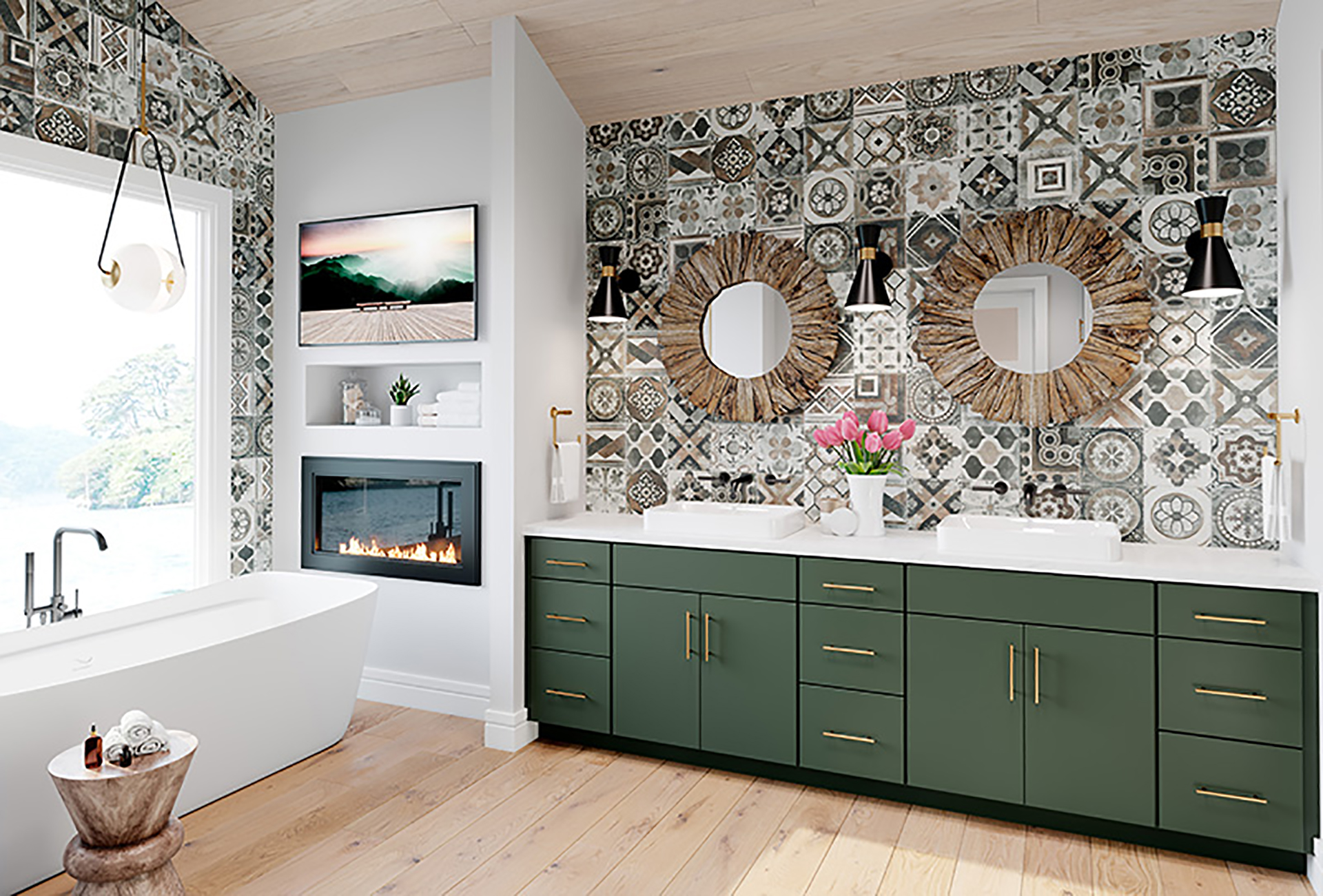 FLAGLER CABINET COMPANY, cherry white